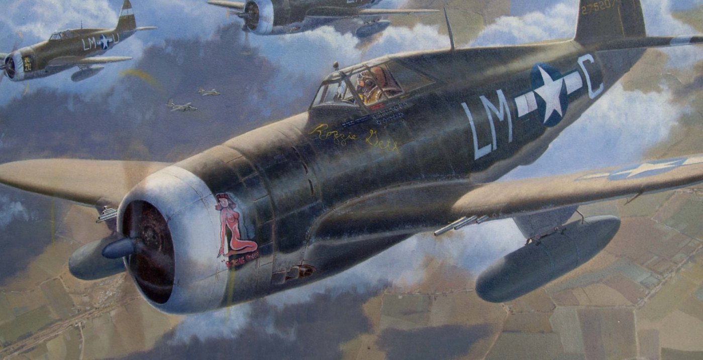 P-47 Thunderbolt painting
